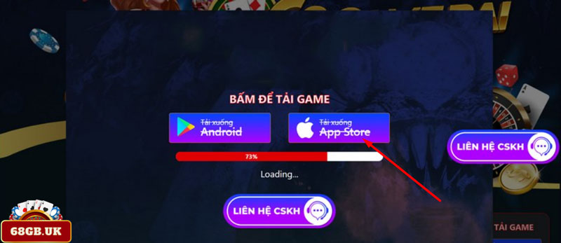 Hướng dẫn tải 68 game bài bằng IOS