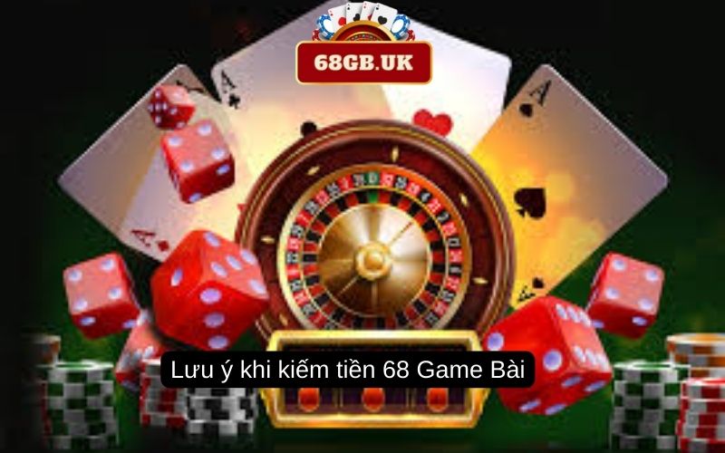 Lưu ý khi kiếm tiền 68 Game Bài